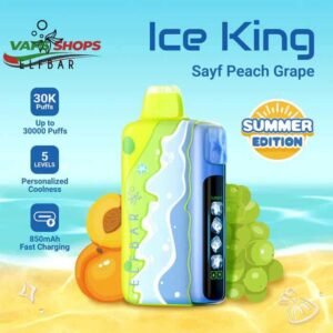 ELF BAR ICE KING 30000 PRICE IN DUBAI Sayf Peach Grape