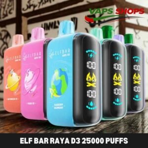 ELF BAR Raya D3 25000 Puffs In Dubai