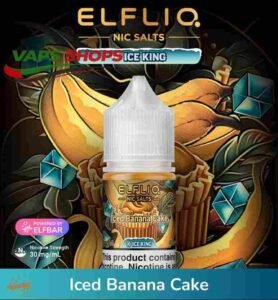 ELFLIQ SaltNic 30mg Iced Banana Cake