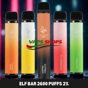 Elf Bar 2600 Puffs 2% Nicotine In Dubai