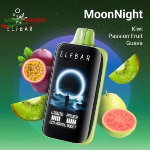 Elf bar moon night 40000 puffs Kiwi Passionfruit Guava
