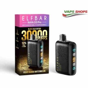 Elfbar Raya d3 pro 30000 puffs 50mg Peach Mango Watermelon