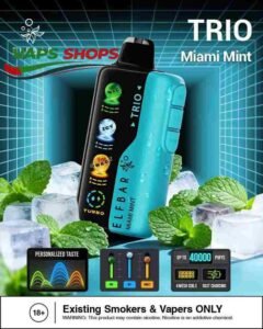 Elfbar trio up to 40000 puffs 50mg Lychee Juicy Peach