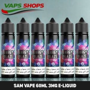 SAM VAPE 60ml 3mg E Liquid