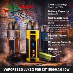 Vaporesso Luxe X Pod Kit 1500mAh 40W Pod System