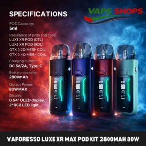 Vaporesso Luxe XR Max Pod Kit 2800mAh 80W Pod System