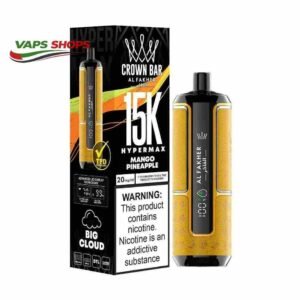Al Fakher Crown Bar Hypermax 15000 Puffs Mango Pineapple