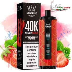 Crown Bar Al Fakher v2.0 Mega Max Strawberry Punch Crown Bar Al Fakher v2.0 Mega Max Strawberry Punch