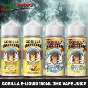 GORILLA E Liquid 100ml 3mg Vape Juice