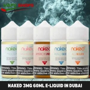 NAKED 3MG 60ML E Liquid In Dubai