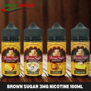 BROWN SUGAR 3MG Nicotine 100ML E Liquid