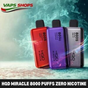 HQD Miracle 8000 Puffs Zero Nicotine (0%) Disposable Vape