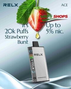RELX Ace 20000 Puffs 50mg Strawberry Burst RELX Ace 20000 Puffs 50mg Strawberry Burst