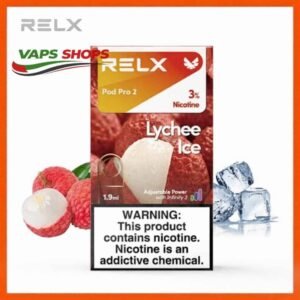 RELX Pod Pro 2 Pods 1.9ml Lychee Ice – 3% RELX Pod Pro 2 Pods 1.9ml Lychee Ice – 3%