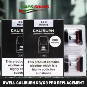UWELL Caliburn G3G3 ProG3 EcoG3 LiteGK3 Pods 2.5ml Replacement Pod Cartridge In Dubai, UAE