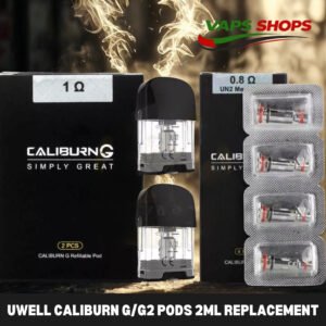 UWELL Caliburn GG2 Pods 2ml Replacement Pods With Caliburn GG2 Coils In Dubai, UAE