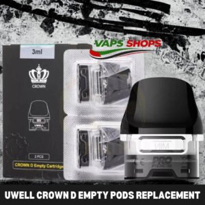 UWELL Crown D Empty Pods 3ml Replacement Pod Cartridge In Dubai, UAE