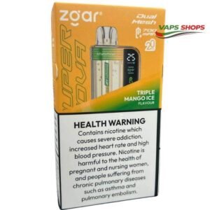 Zgar Supernova 30000 Puffs Triple Mango Ice Zgar Supernova 30000 Puffs Triple Mango Ice